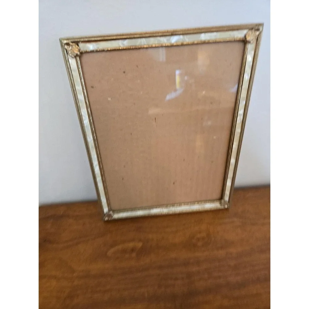Vintage Gold Tone Picture Frame 8x10 Wall Art Deco Luxury Scroll Metal Frame